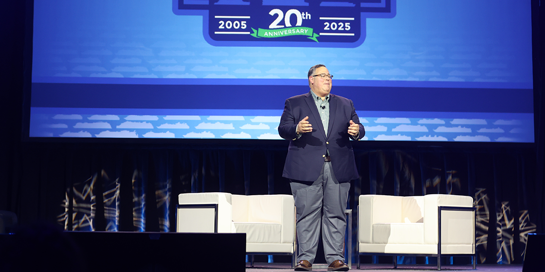 Charles Sylvia speaking at conference