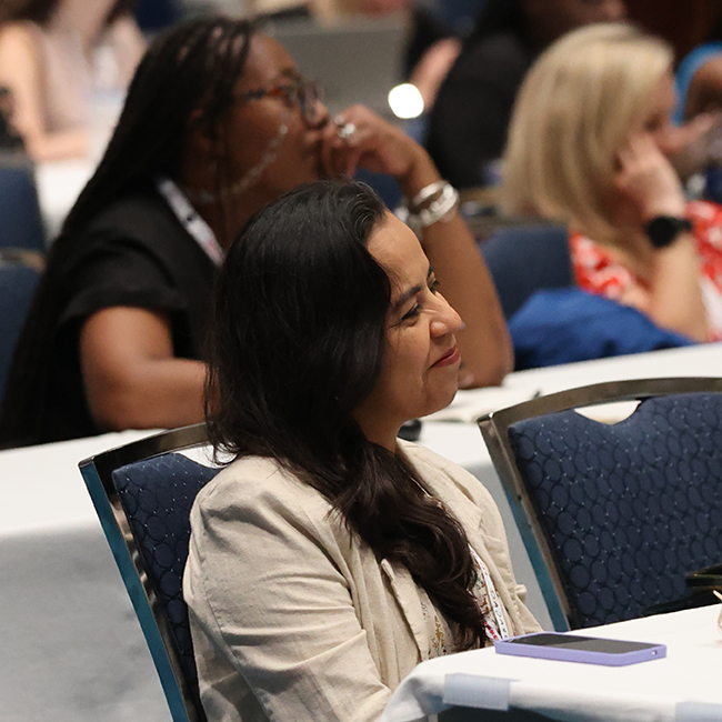 Women learning in a classroom setting