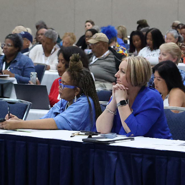 Travel Agents attending a seminar