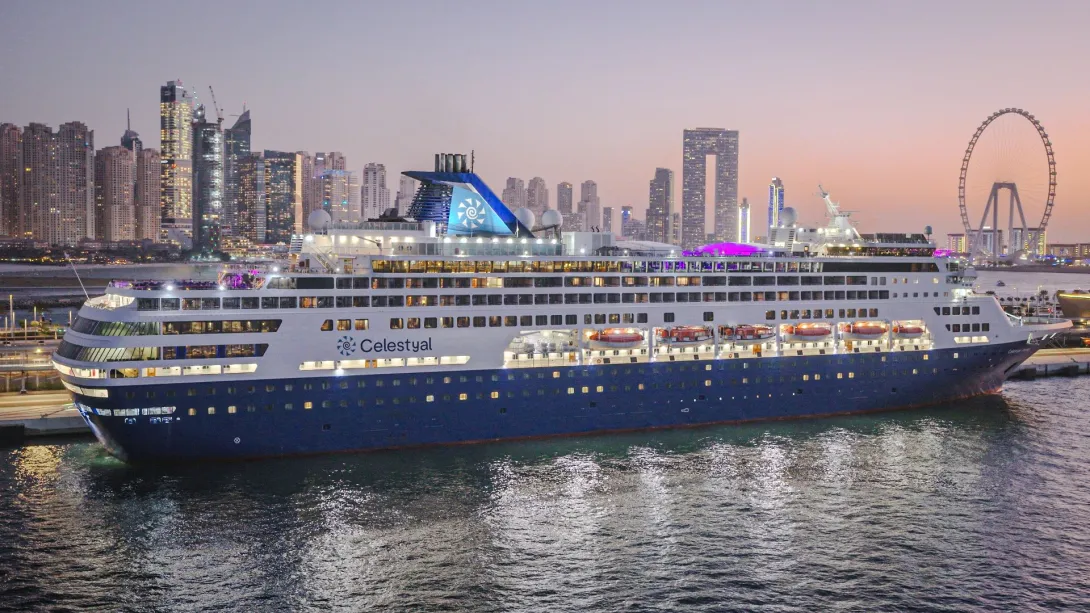 Celestyal Journey docked in Dubai