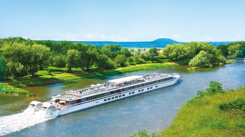 CroisiEurope's paddlewheel river cruise ship