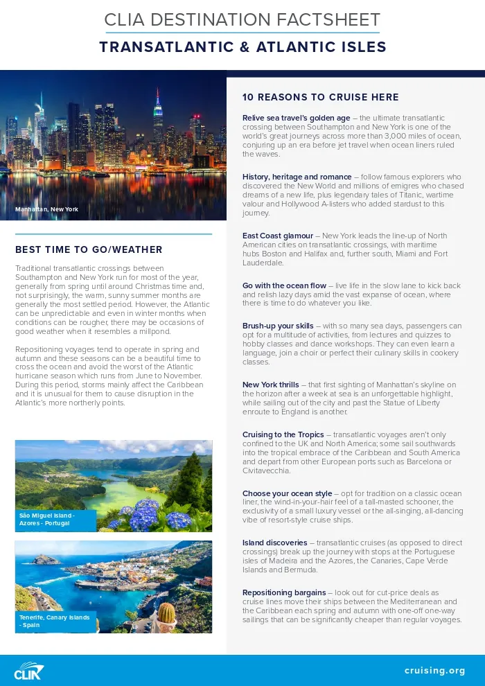 Transatlantic & Atlantic Isles